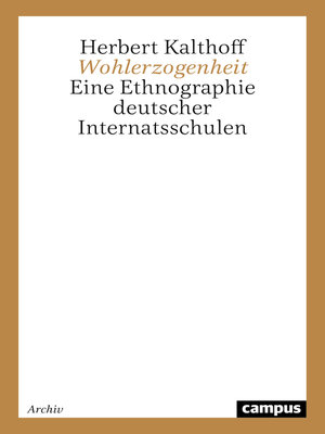 cover image of Wohlerzogenheit